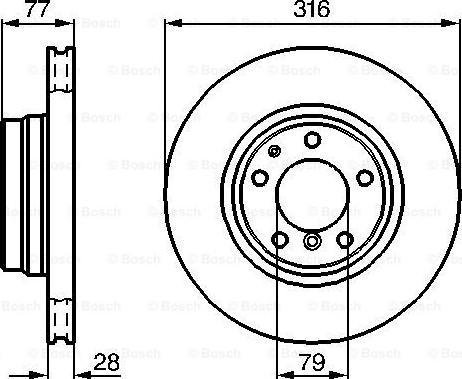 BOSCH 0 986 478 622 - Bremžu diski ps1.lv