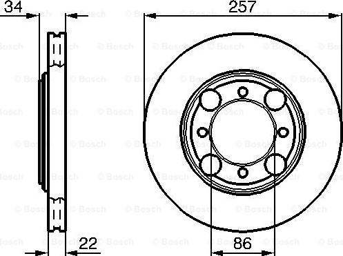 BOSCH 0 986 478 675 - Bremžu diski ps1.lv