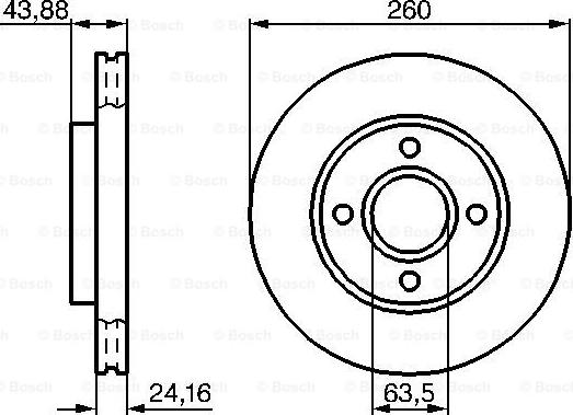 BOSCH 0 986 478 671 - Bremžu diski ps1.lv