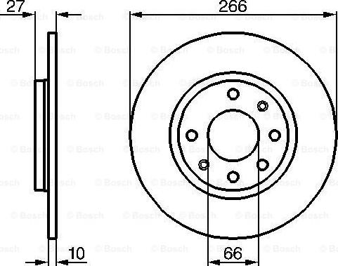 BOSCH 0 986 478 090 - Bremžu diski ps1.lv