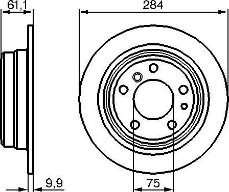 BOSCH 0 986 478 044 - Bremžu diski ps1.lv