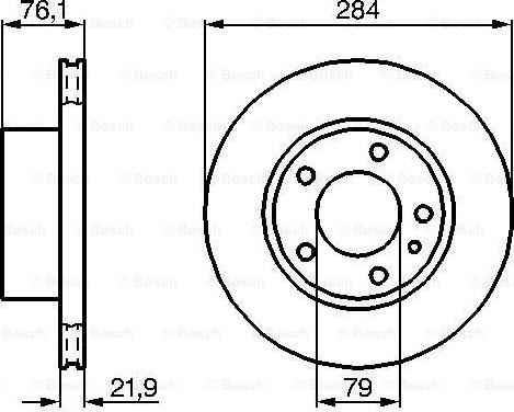 BOSCH 0 986 478 043 - Bremžu diski ps1.lv