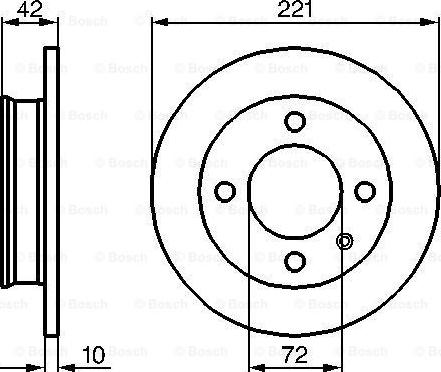 BOSCH 0 986 478 068 - Bremžu diski ps1.lv