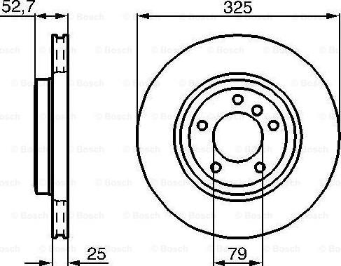 BOSCH 0 986 478 012 - Bremžu diski ps1.lv