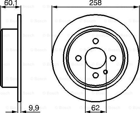 BOSCH 0 986 478 034 - Bremžu diski ps1.lv