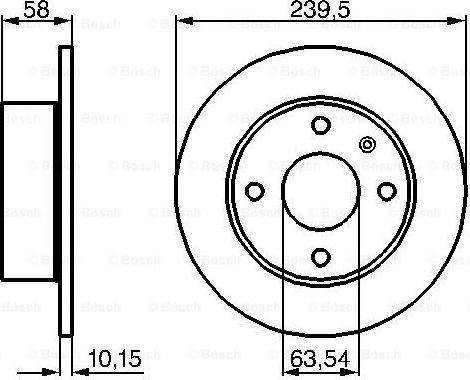 BOSCH 0 986 478 072 - Bremžu diski ps1.lv