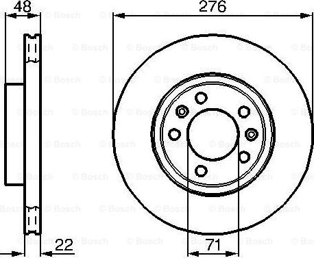 BOSCH 0 986 478 140 - Bremžu diski ps1.lv