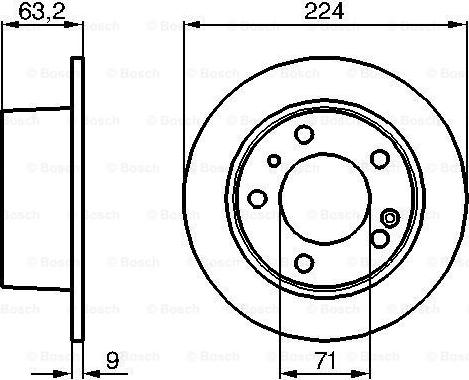 BOSCH 0 986 478 141 - Bremžu diski ps1.lv