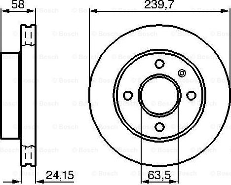 BOSCH 0 986 478 148 - Bremžu diski ps1.lv