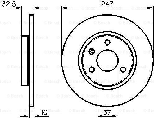 BOSCH 0 986 478 142 - Bremžu diski ps1.lv