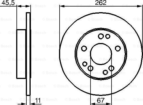 BOSCH 0 986 478 114 - Bremžu diski ps1.lv