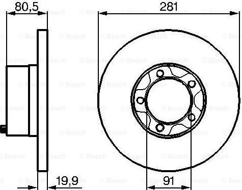 BOSCH 0 986 478 138 - Bremžu diski ps1.lv