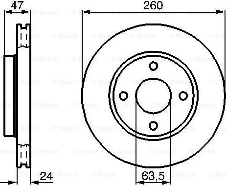 BOSCH 0 986 478 170 - Bremžu diski ps1.lv