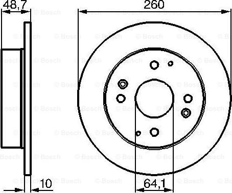 BOSCH 0 986 478 172 - Bremžu diski ps1.lv