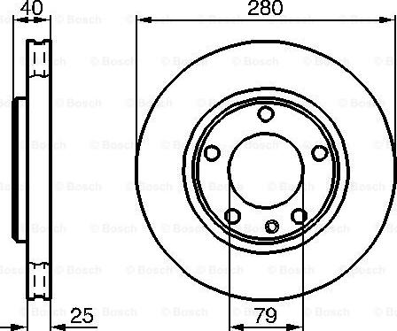 BOSCH 0 986 478 890 - Bremžu diski ps1.lv