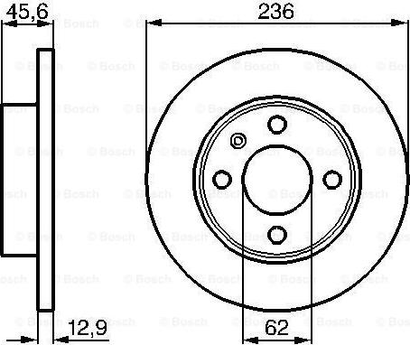 BOSCH 0 986 478 859 - Bremžu diski ps1.lv