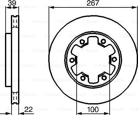 BOSCH 0 986 478 806 - Bremžu diski ps1.lv