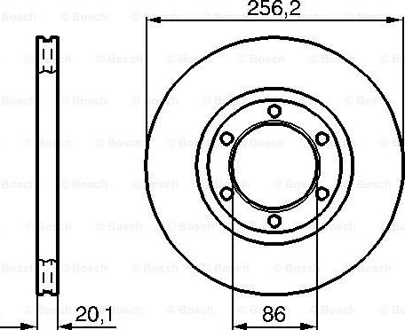 BOSCH 0 986 478 802 - Bremžu diski ps1.lv