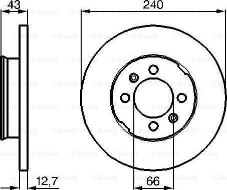 BOSCH 0 986 478 819 - Bremžu diski ps1.lv