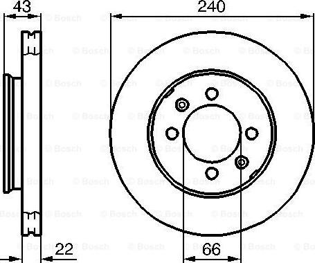 BOSCH 0 986 478 813 - Bremžu diski ps1.lv