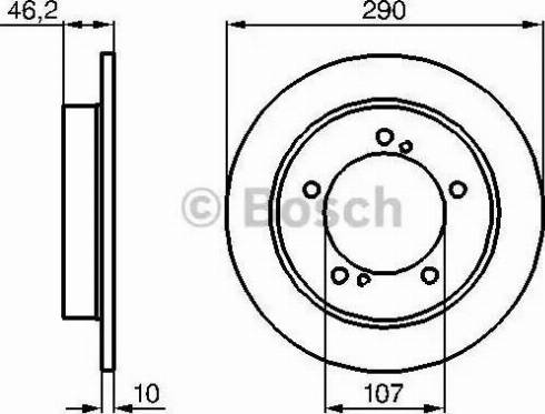 BOSCH 0 986 478 838 - Bremžu diski ps1.lv