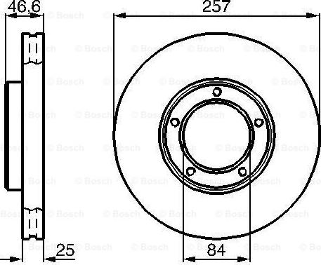 BOSCH 0 986 478 397 - Bremžu diski ps1.lv