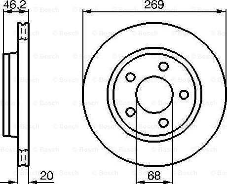 Unipart GBD1519 - Bremžu diski ps1.lv