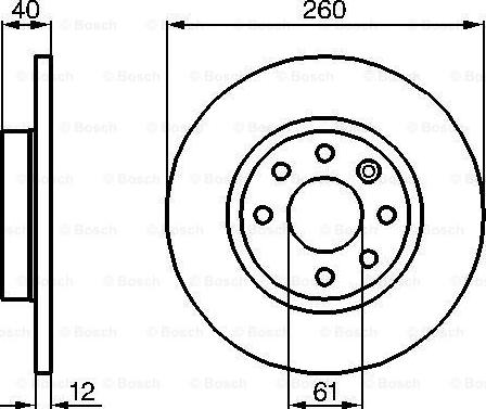 BOSCH 0 986 478 386 - Bremžu diski ps1.lv