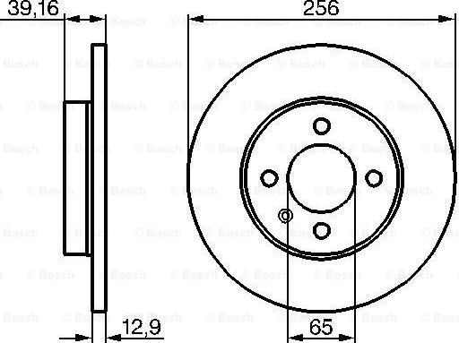 BOSCH 0 986 478 329 - Bremžu diski ps1.lv