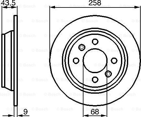 BOSCH 0 986 478 374 - Bremžu diski ps1.lv