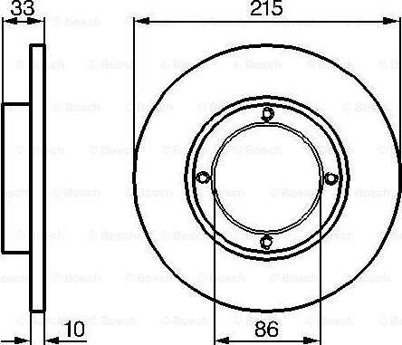 BOSCH 0 986 478 376 - Bremžu diski ps1.lv