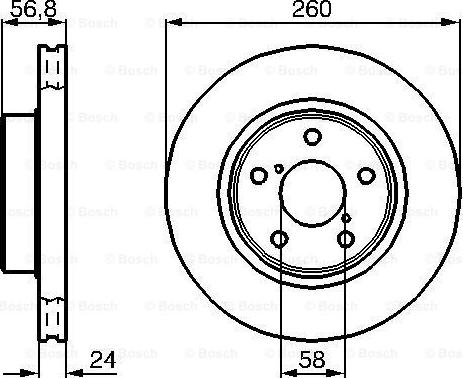 BOSCH 0 986 478 293 - Bremžu diski ps1.lv