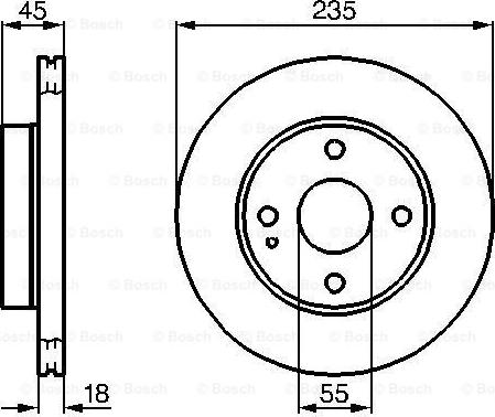 BOSCH 0 986 478 241 - Bremžu diski ps1.lv