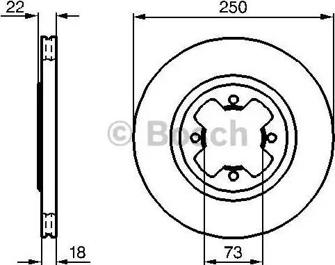 BOSCH 0 986 478 260 - Bremžu diski ps1.lv