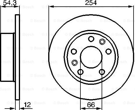 BOSCH 0 986 478 289 - Bremžu diski ps1.lv