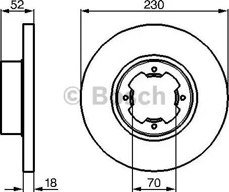 BOSCH 0 986 478 285 - Bremžu diski ps1.lv