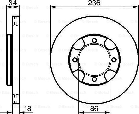 BOSCH 0 986 478 277 - Bremžu diski ps1.lv