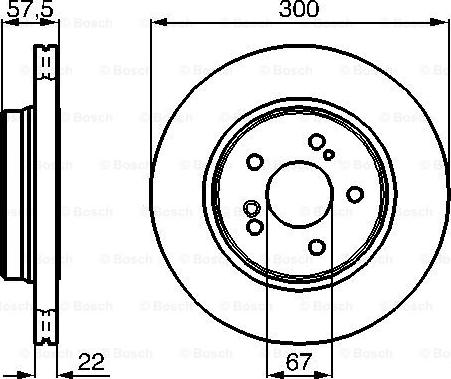 BOSCH 0 986 478 793 - Bremžu diski ps1.lv