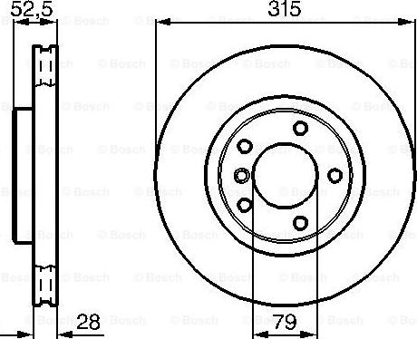 BOSCH 0 986 478 748 - Bremžu diski ps1.lv