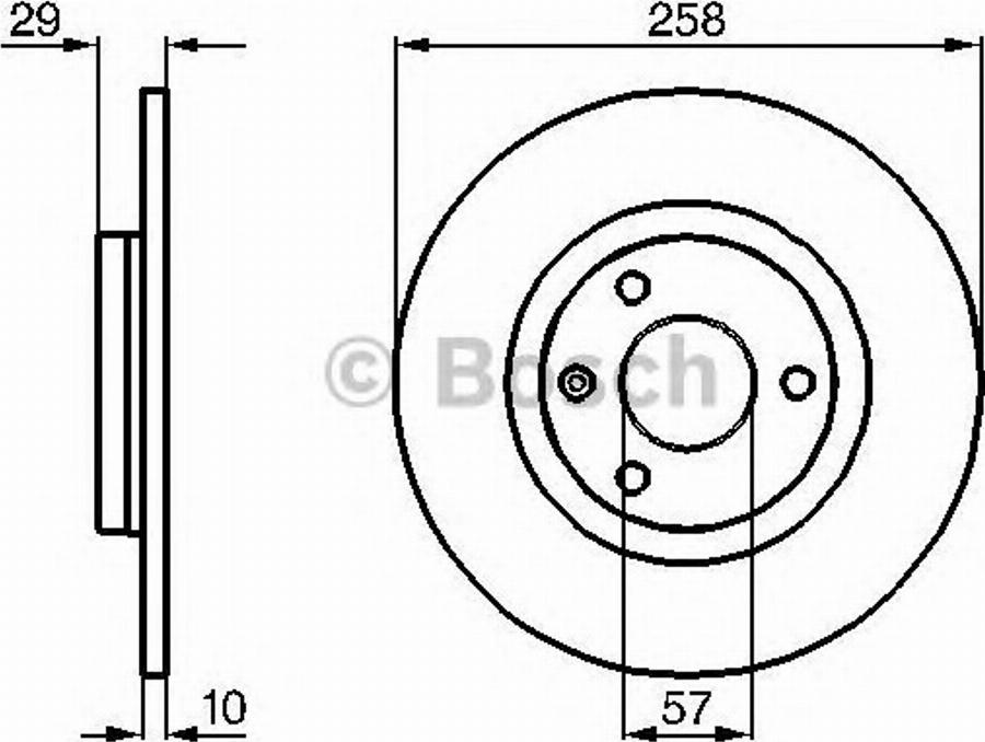 BOSCH 0 986 478 751 - Bremžu diski ps1.lv