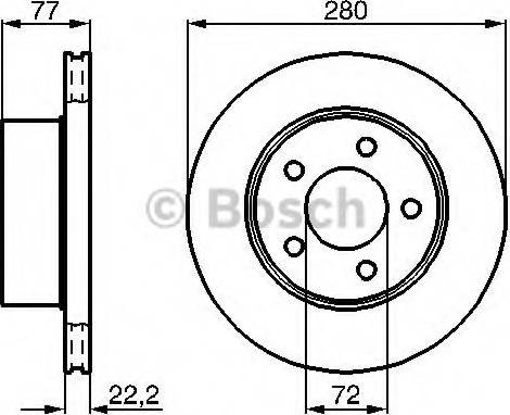 BOSCH 0 986 478 765 - Bremžu diski ps1.lv