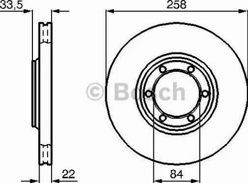 BOSCH 0 986 478 706 - Bremžu diski ps1.lv