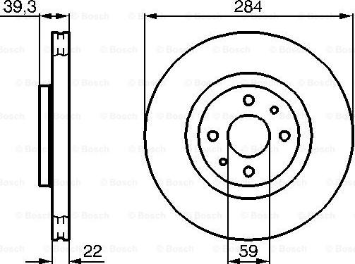 BOSCH 0 986 478 786 - Bremžu diski ps1.lv