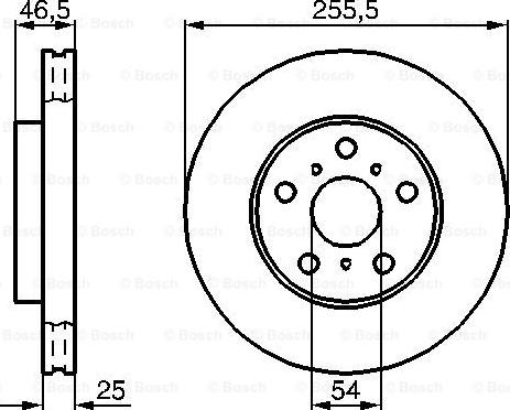 BOSCH 0 986 478 724 - Bremžu diski ps1.lv