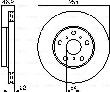 BOSCH 0 986 478 725 - Bremžu diski ps1.lv