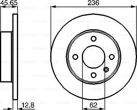 BOSCH 0 986 478 776 - Bremžu diski ps1.lv