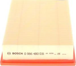 BOSCH 0 986 4B0 031 - Gaisa filtrs ps1.lv