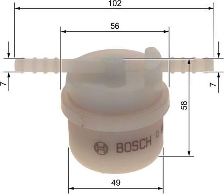 BOSCH 0 986 4B2 034 - Degvielas filtrs ps1.lv