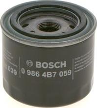 BOSCH 0 986 4B7 059 - Eļļas filtrs ps1.lv