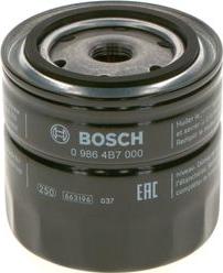 BOSCH 0 986 4B7 000 - Eļļas filtrs ps1.lv